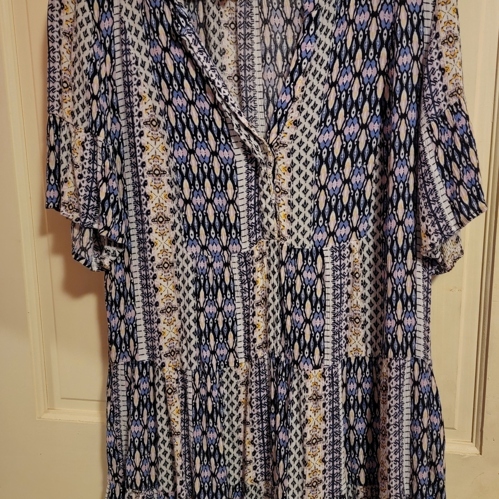 Loft Multicolor Patterned Garment - image 1